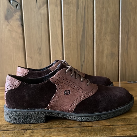 Size 10 Mens Born Suede Leather Wingtip Oxfords main image 10